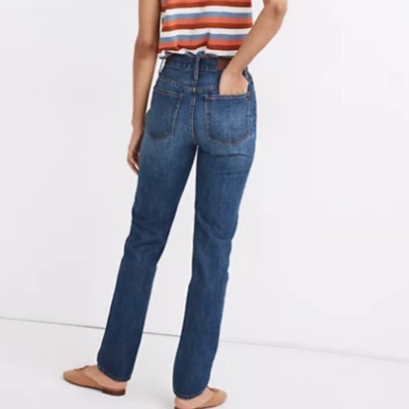 Madewell Perfect Vintage Full Length Jean, Concordia Wash, 100% Cotton - Picture 5 of 6
